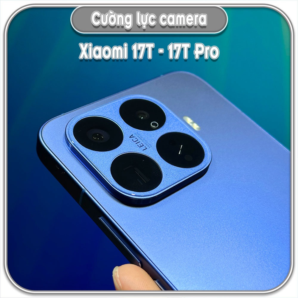 Cường lực Camera cho Xiaomi 17T - 17T Pro, Trong suốt