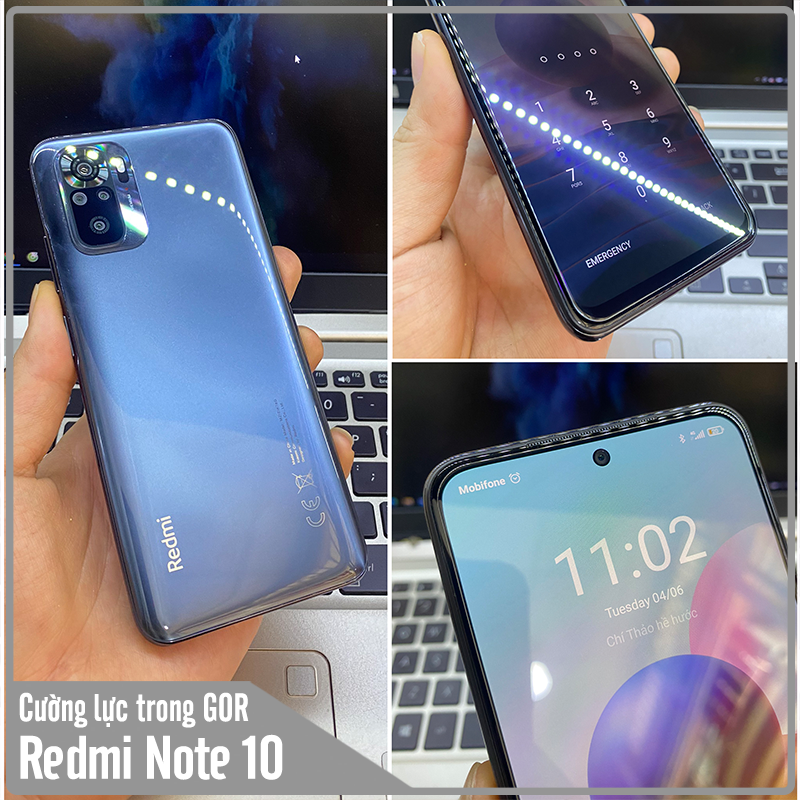 Bộ 2 miếng kính cường lực Gor cho Xiaomi Redmi Note 10 4G - Redmi Note 10S - Trong suốt