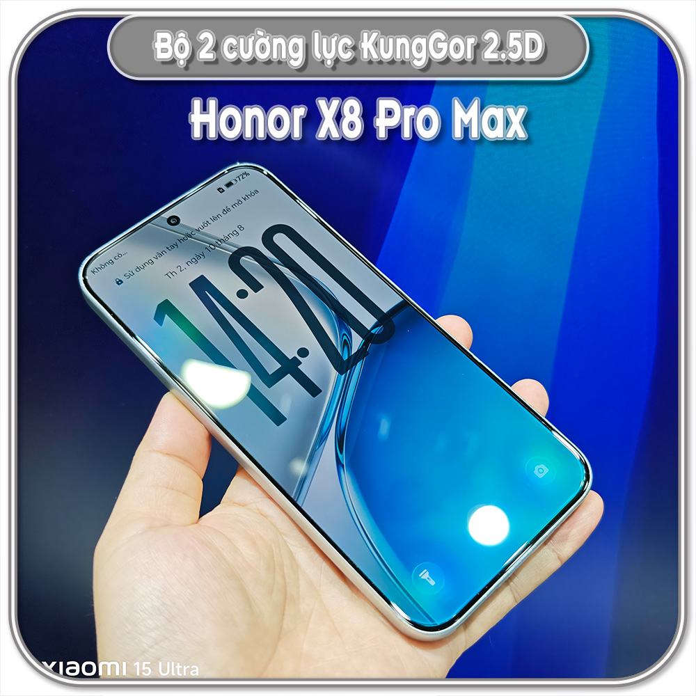 Bộ 2 Cường lực KungGor cho Honor X8 Pro Max