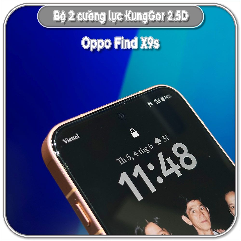 Bộ 2 Cường lực KungGor cho Oppo Find X9 - Find X9S