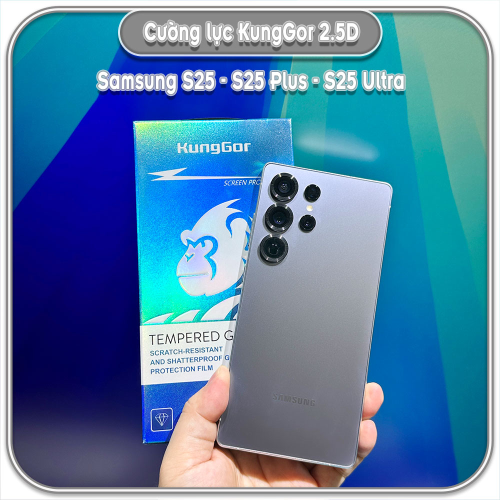 Bộ 2 Cường lực KungGor cho Samsung S25 - S25 Plus - S25 Ultra