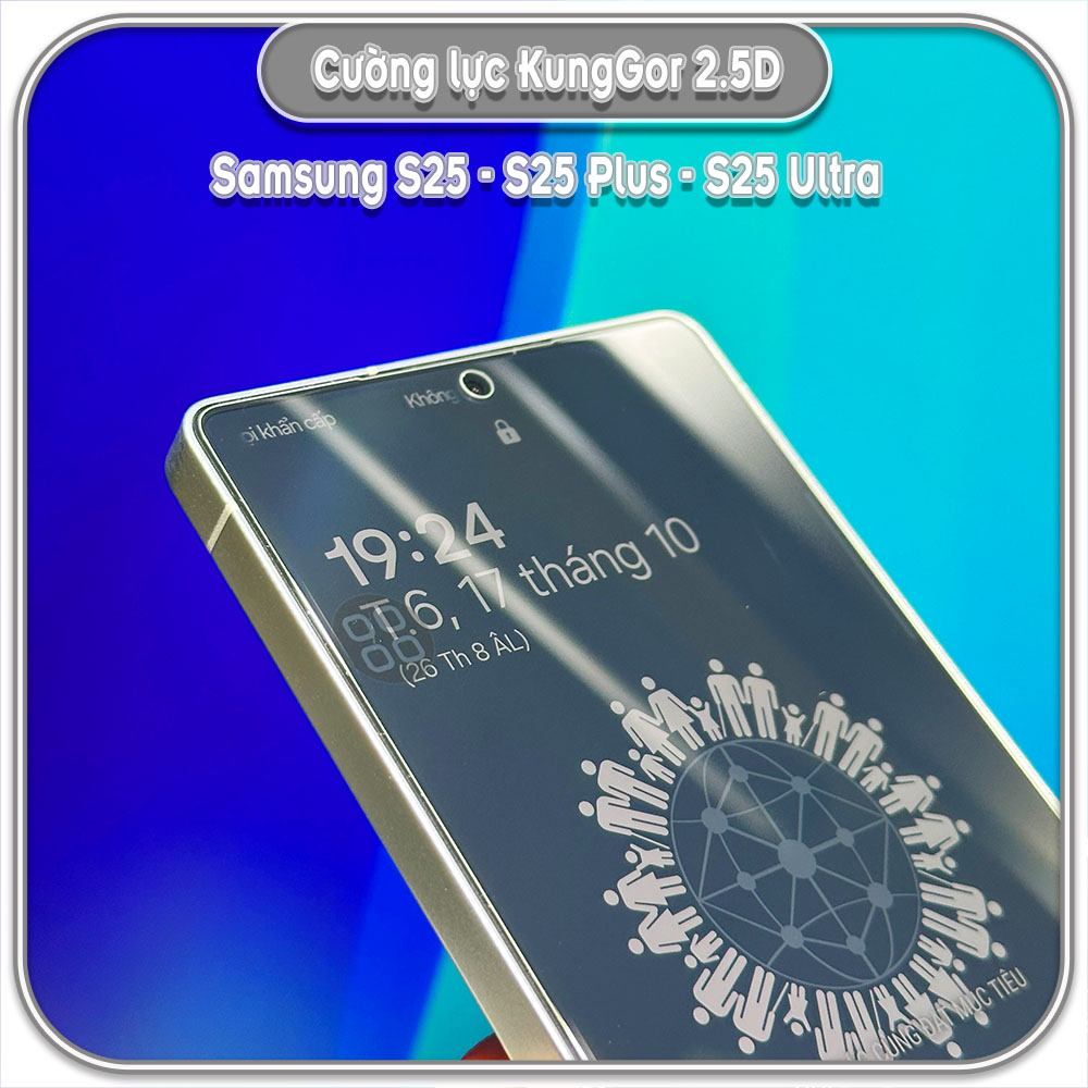 Bộ 2 Cường lực KungGor cho Samsung S25 - S25 Plus - S25 Ultra