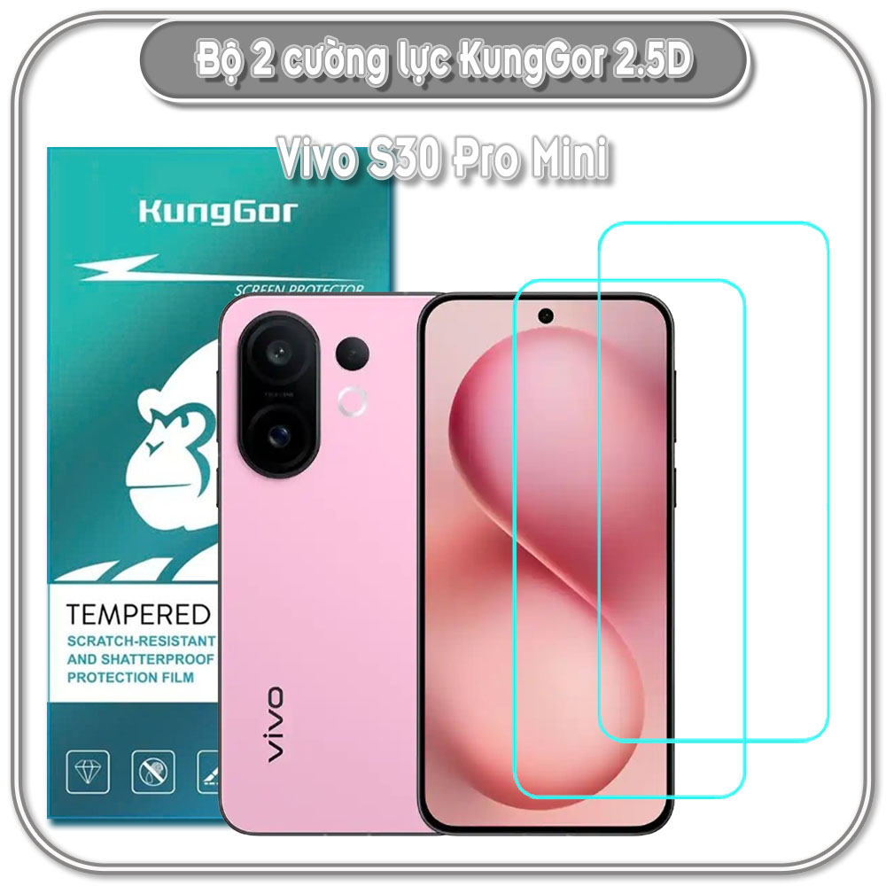 Bộ 2 Cường lực KungGor cho Vivo S30 Pro Mini