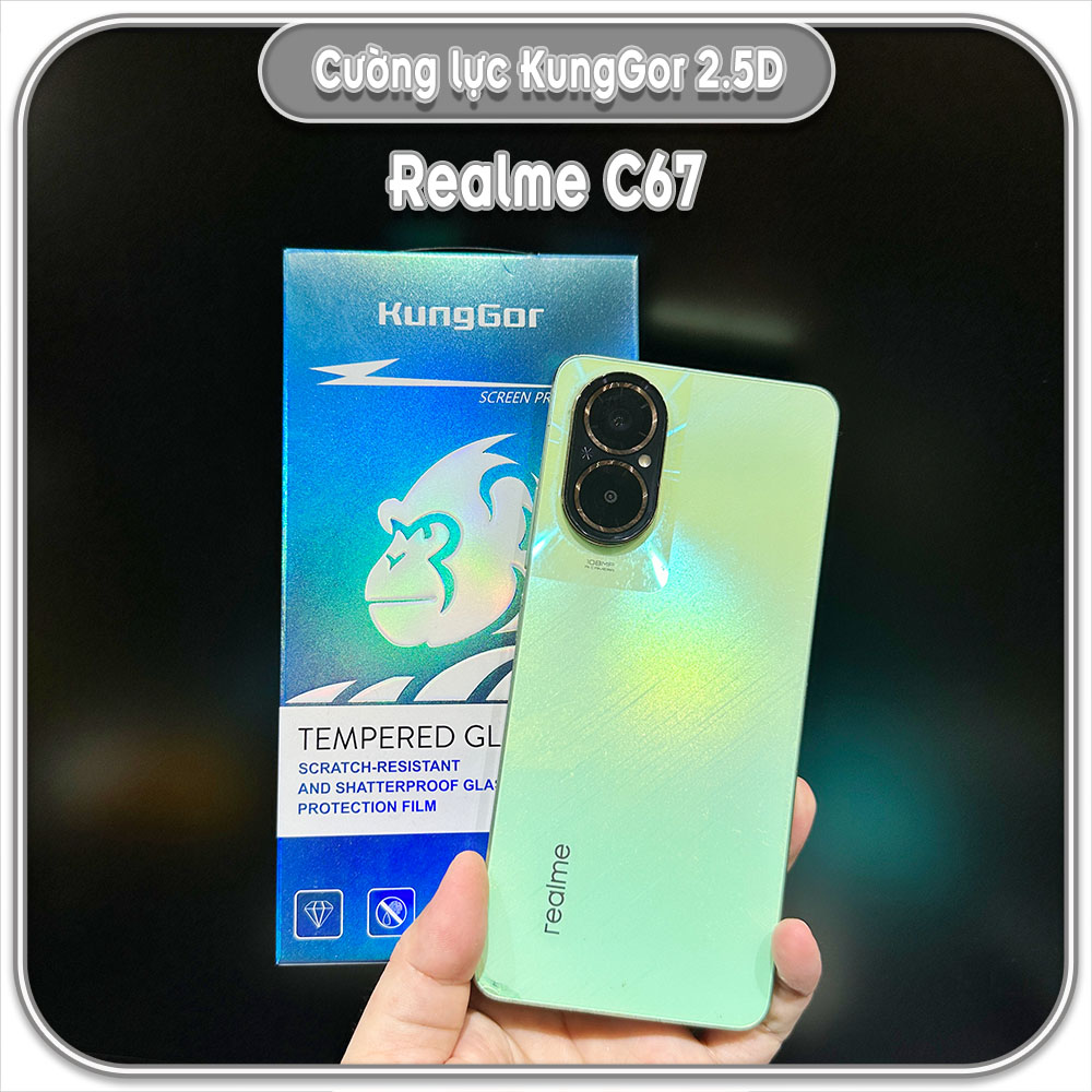 Bộ 2 Cường lực KungGor cho Realme C67