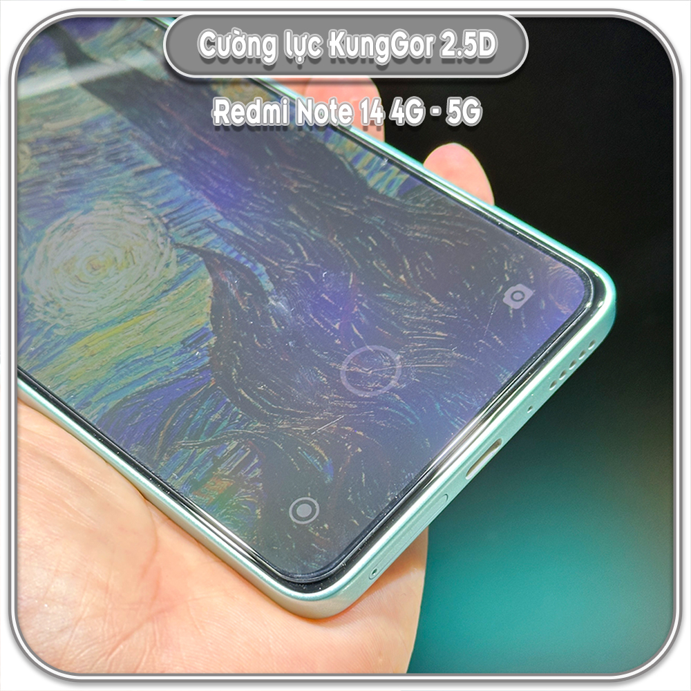 Bộ 2 Cường lực KungGor cho Redmi Note 14 4G 5G