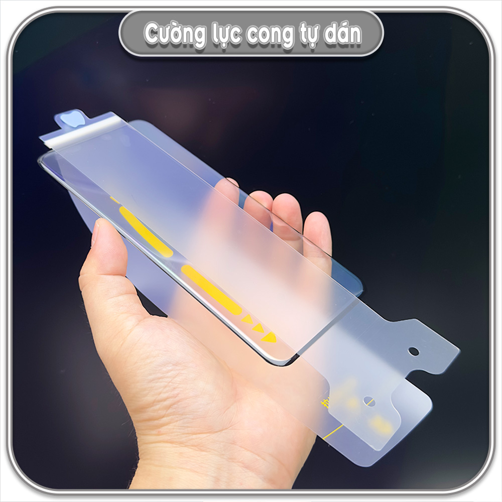 Cường lực cho Xiaomi 14 Pro - 14 Ultra, màn hình cong kèm khung tự dán