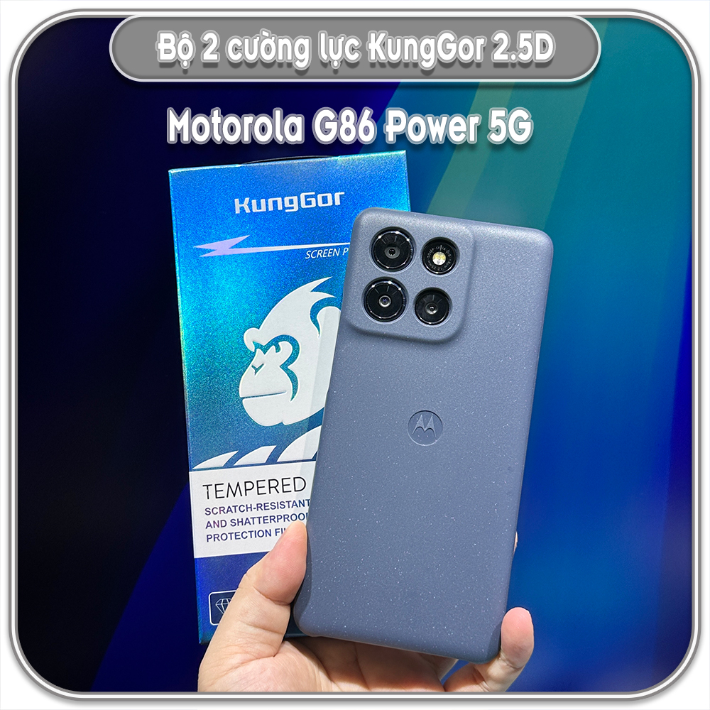 Bộ 2 Cường lực KungGor cho Motorola G86 Power