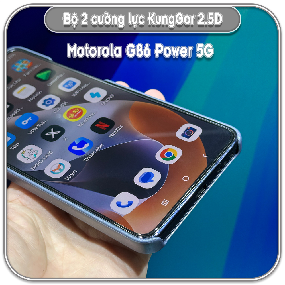Bộ 2 Cường lực KungGor cho Motorola G86 Power