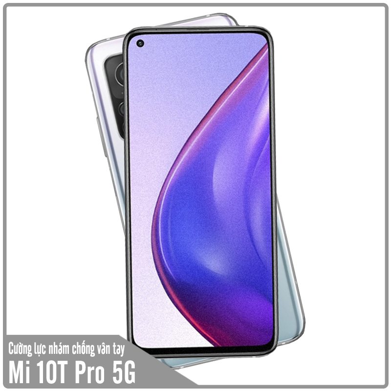 Kính cường lực cho Xiaomi Mi 10T Pro - Redmi K30S chống vân tay Full viền Đen