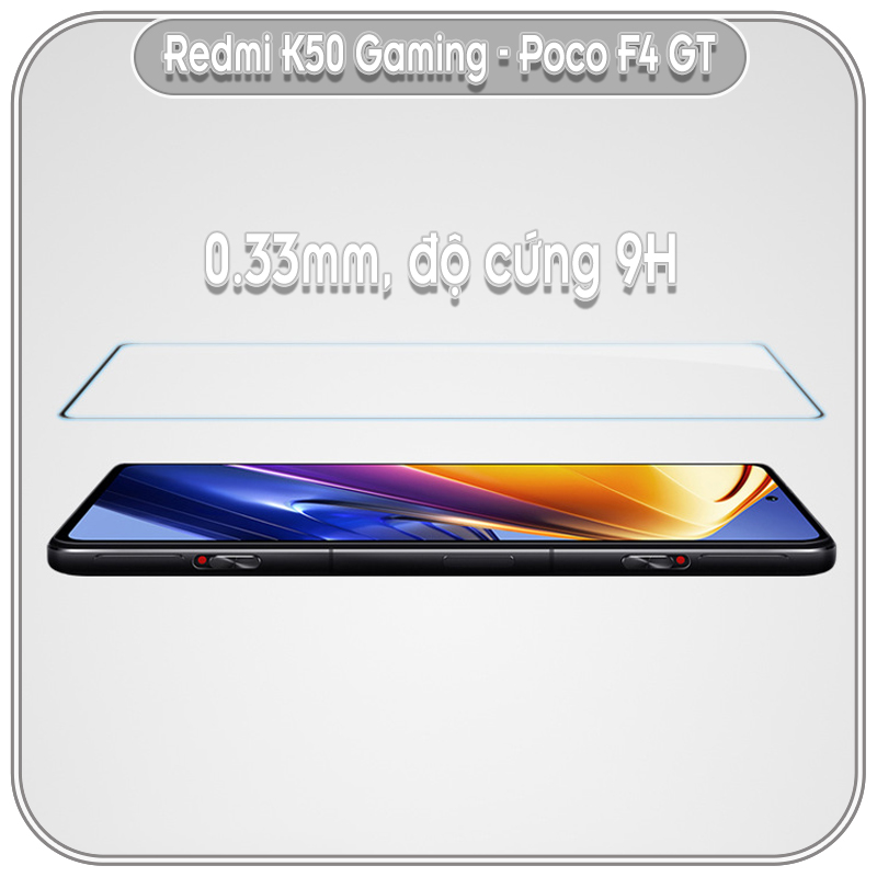 Kính cường lực Nillkin Amazing CP+ PRO cho Xiaomi Redmi K50 Gaming - Poco F4 GT, FULL viền đen