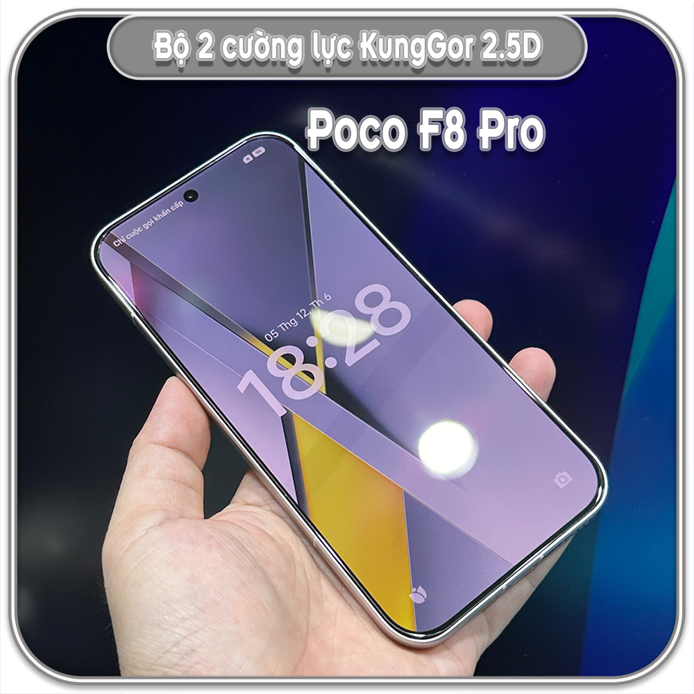 Bộ 2 Cường lực KungGor cho Poco F8 Pro - Poco F8 Ultra