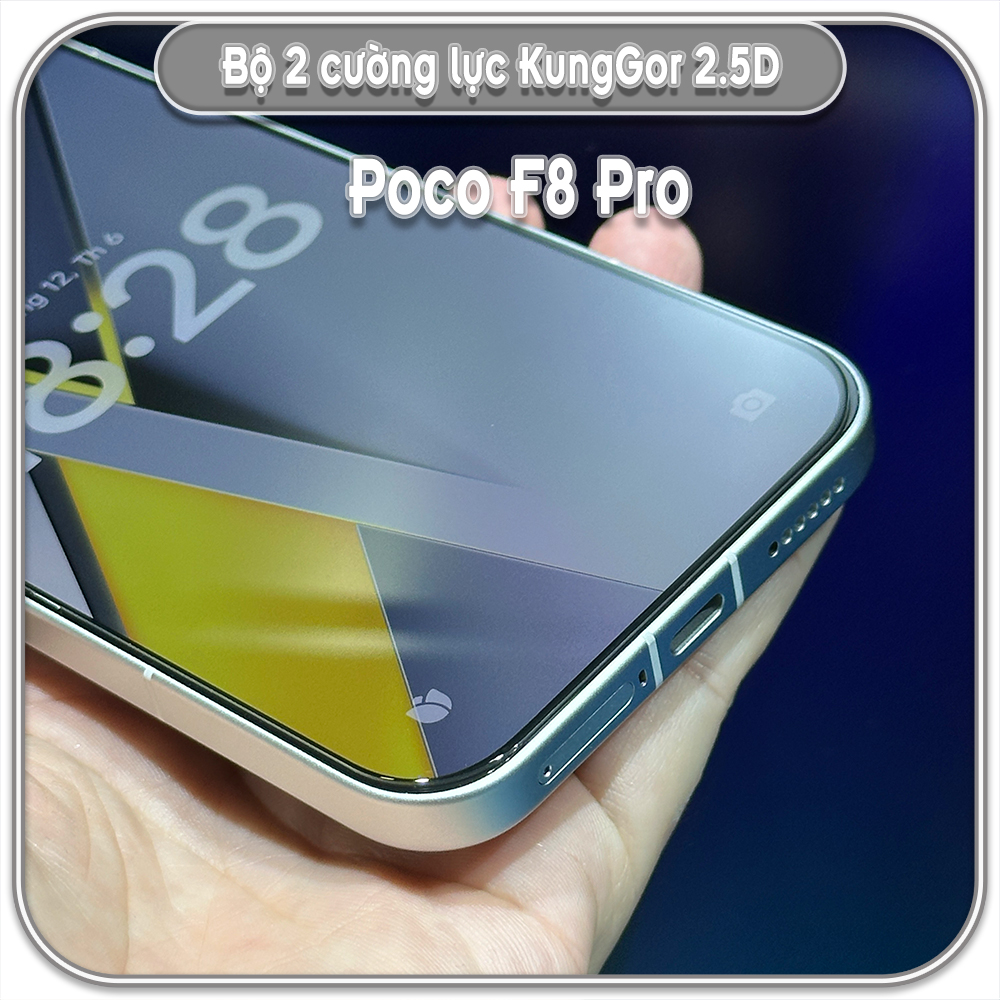Bộ 2 Cường lực KungGor cho Poco F8 Pro - Poco F8 Ultra