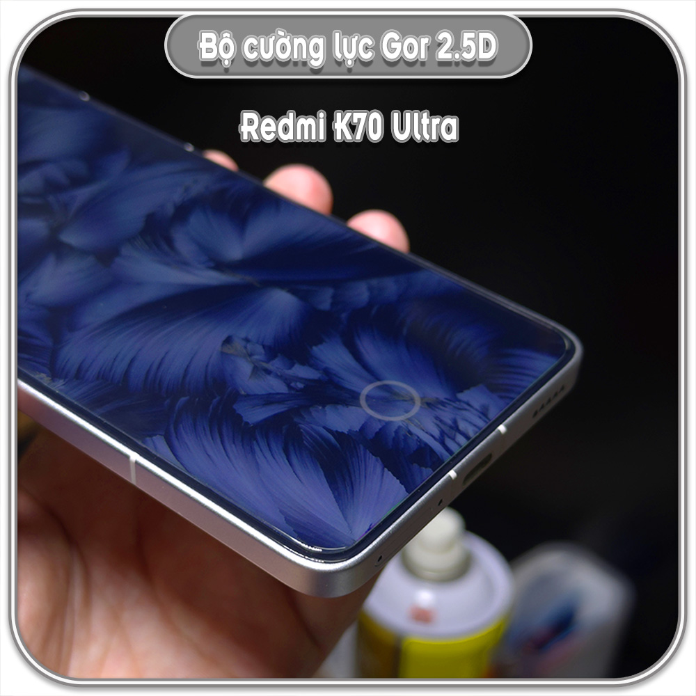 Cường lực Redmi Note 14, GOR trong 2.5D bộ 2 miếng