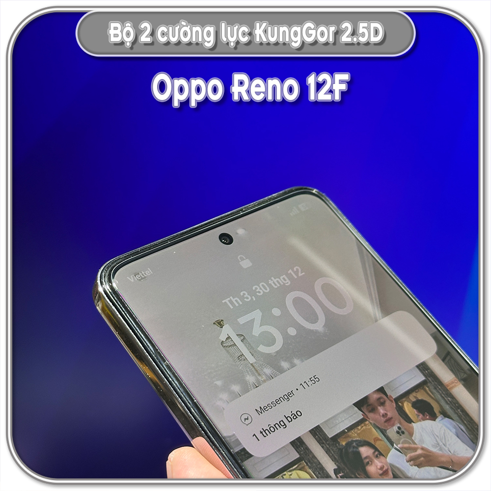 Bộ 2 Cường lực KungGor cho Reno 12F