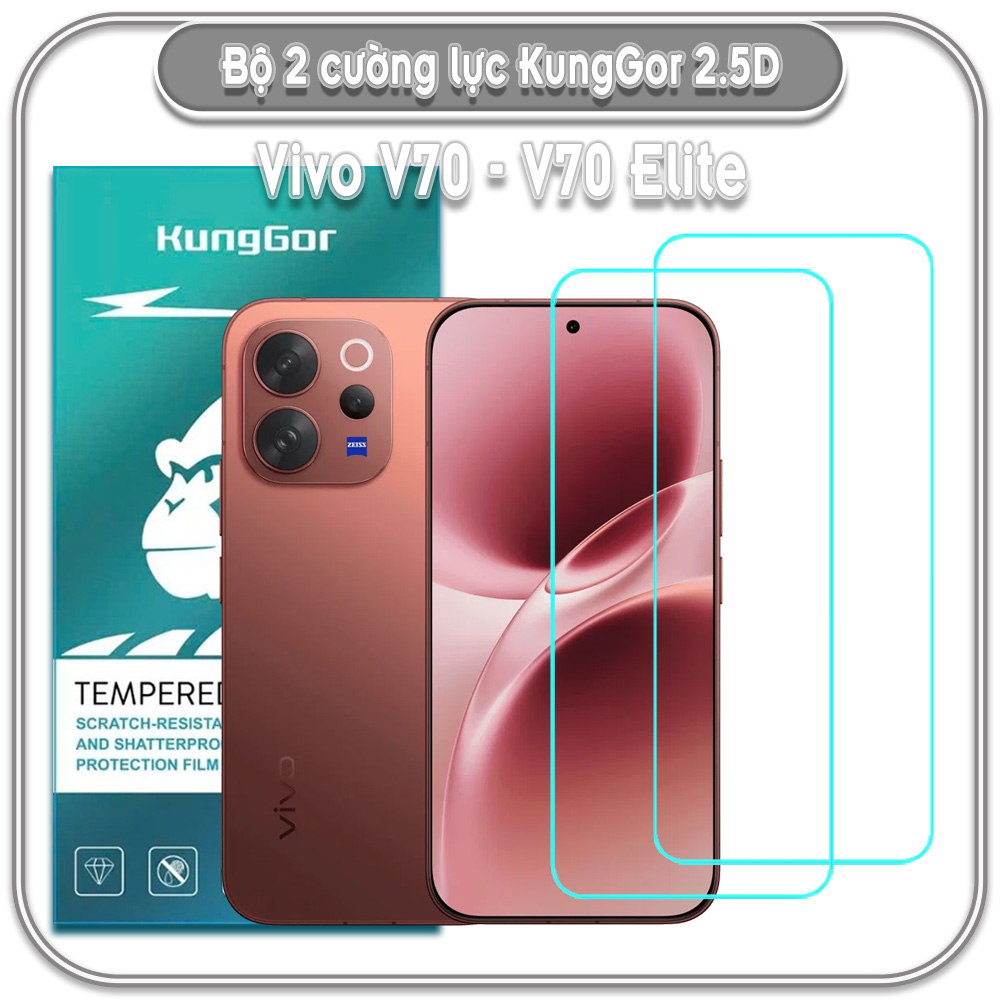 Bộ 2 Cường lực KungGor cho Vivo V70 - V70 Elite