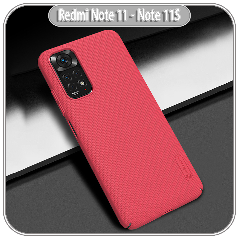 Ốp lưng cho Xiaomi Redmi Note 11 - Note 11S Frosted Shield nhựa PC cứng Nillkin , nhám hạn chế vân tay - hàng nhâp khẩu