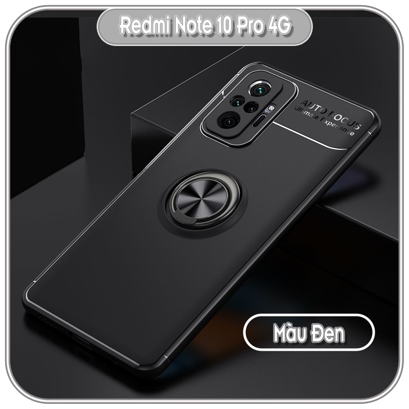 Ốp lưng cho Xiaomi Redmi Note 10 Pro 4G chống sốc iRing Auto Focus