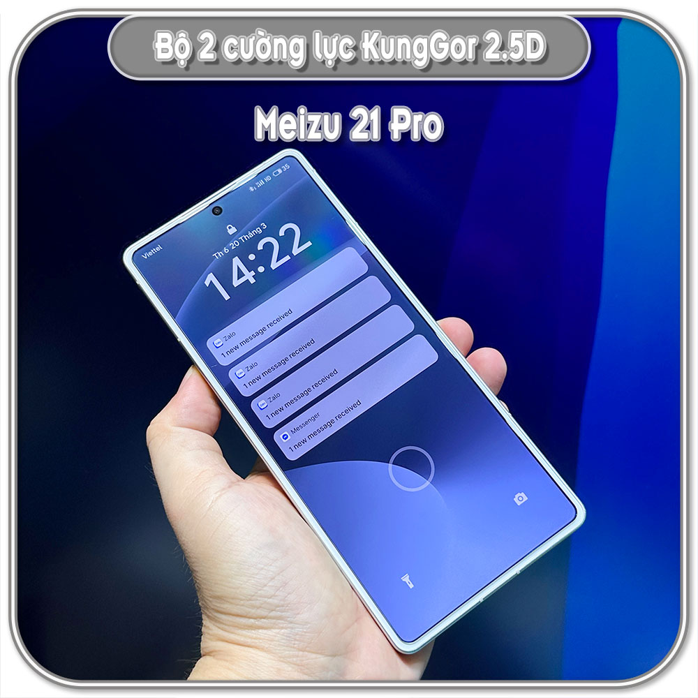 Bộ 2 Cường lực KungGor cho Meizu 21 Pro
