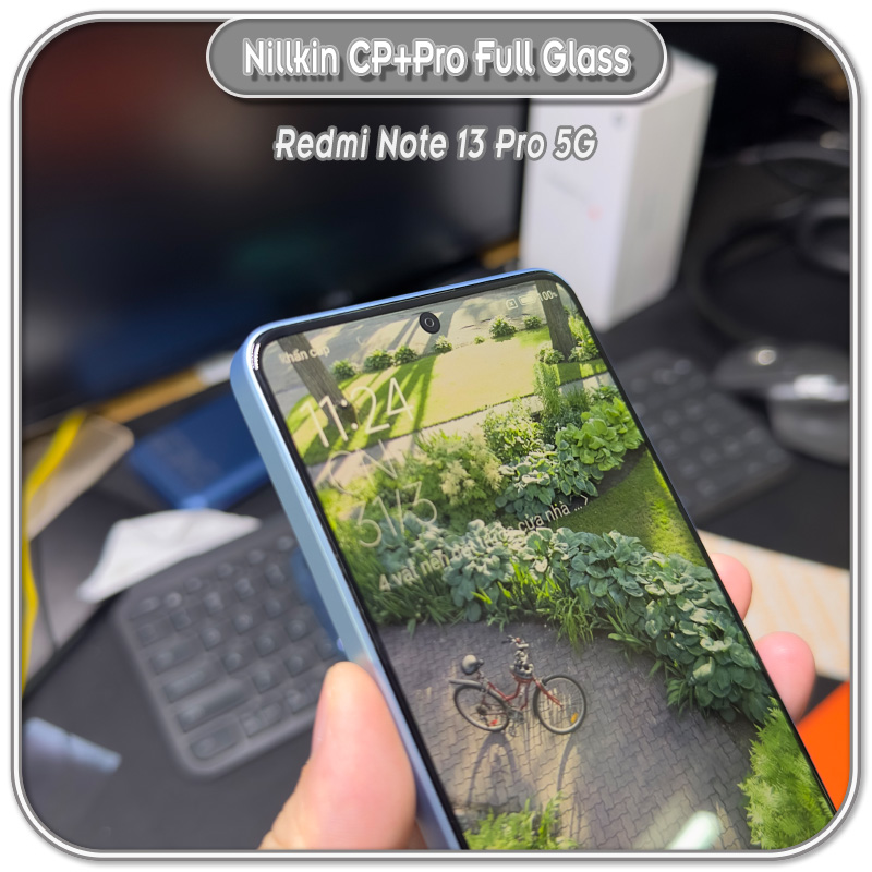 Cường lực Redmi Note 13 Pro 5G, Nillkin CP+ Pro full viền đen