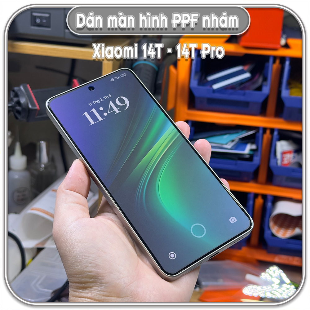 Dán màn hình nhám cho Xiaomi 14T - 14T Pro, EPU tự phục hồi