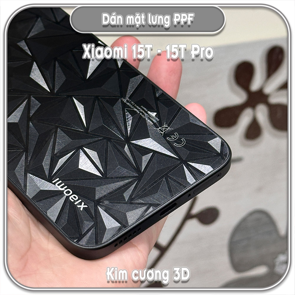 Dán PPF mặt lưng cho Xiaomi 15T