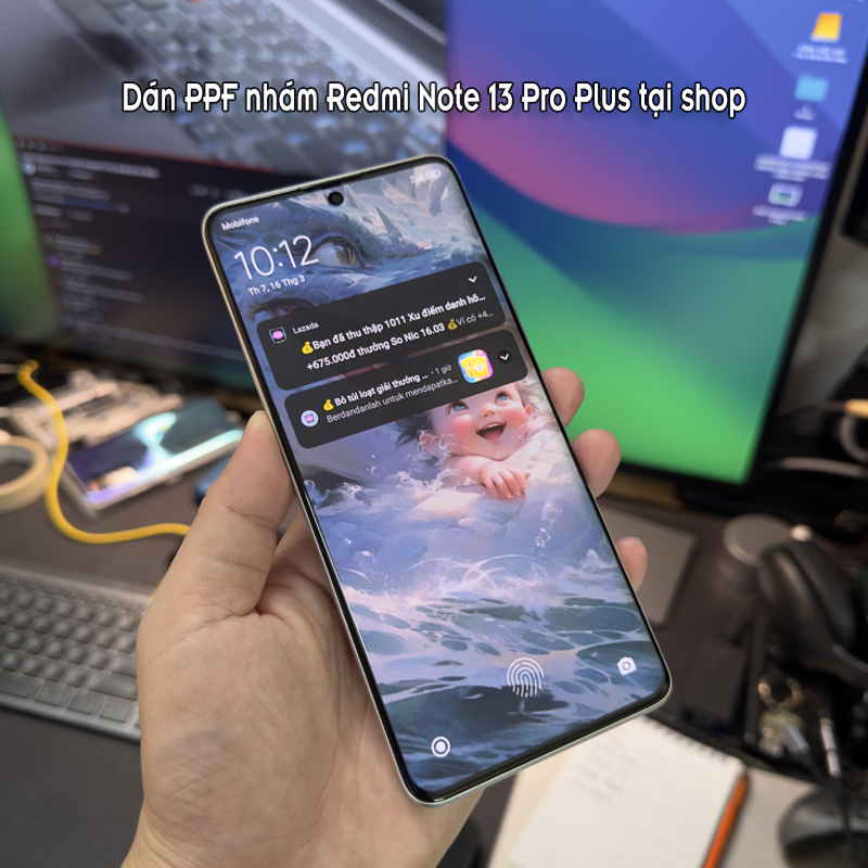 Dán màn hình cong Xiaomi 14 Ultra - 13 Ultra, PPF trong & nhám