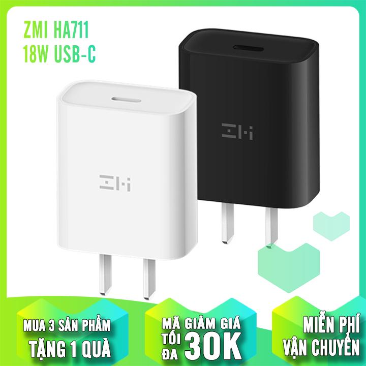 Củ sạc nhanh ZMi HA711 USB-C QC 3.0 / PD 3.0 (18W)