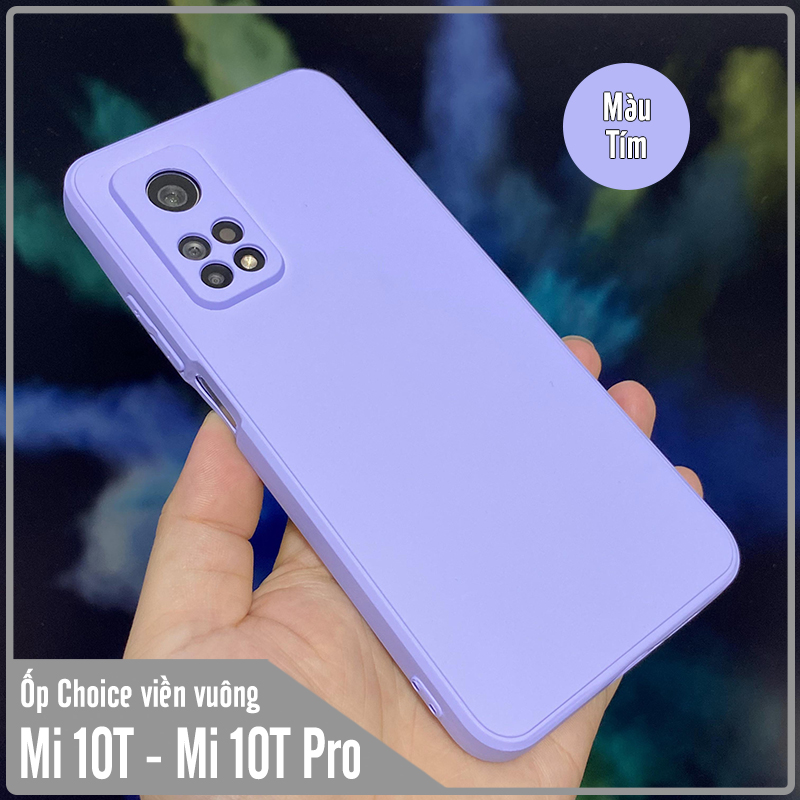 Ốp lưng cho Xiaomi Mi 10T - Mi 10T Pro - Redmi K30S Choice viền vuông dẻo lót nhung che camera