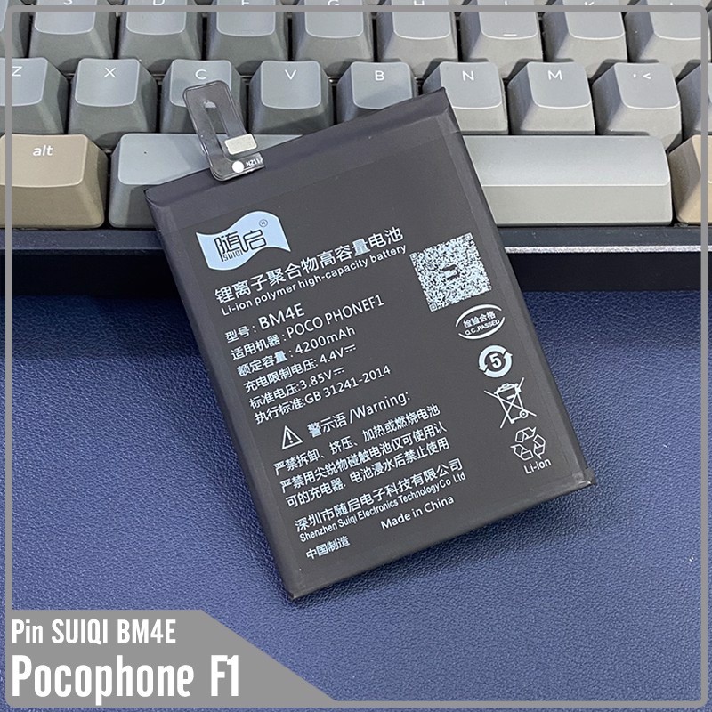 Pin Suiqi Li-ion thay thế cho Xiaomi Pocophone F1 (BM4E) 4200mAh