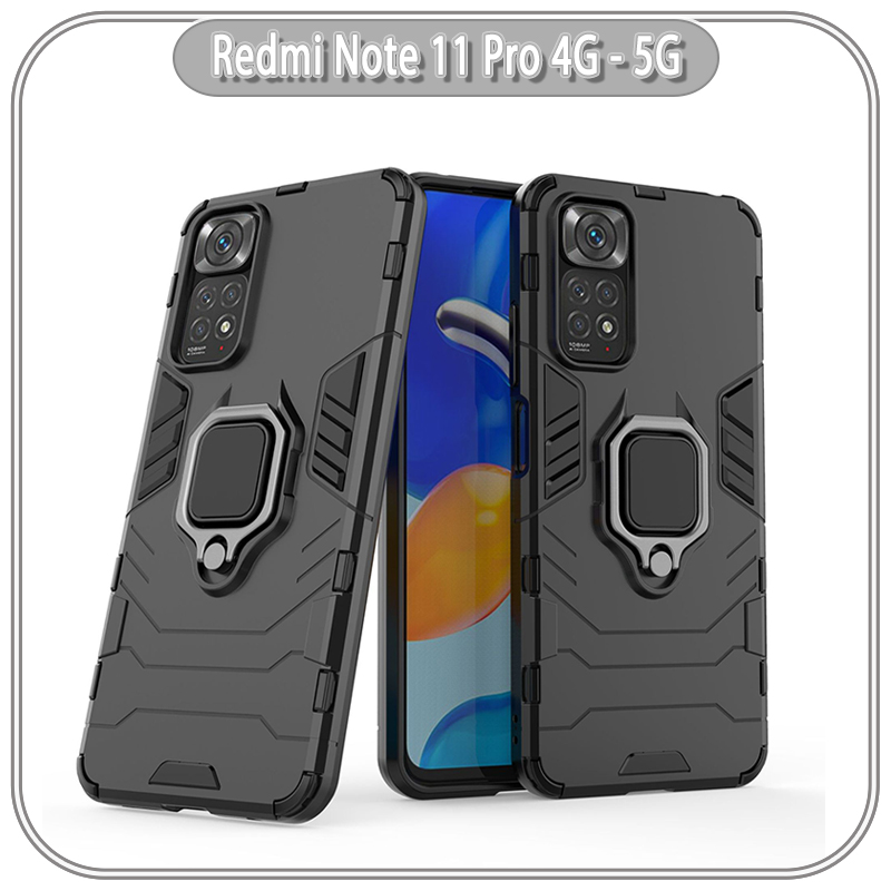 Ốp cho Redmi Note 11 Pro - Redmi Note 12 Pro 4G, iRON MAN IRING Nhựa PC cứng viền dẻo chống sốc