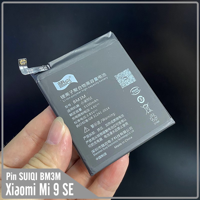 Pin Suiqi Li-ion thay thế cho Xiaomi Mi 9 SE BM3M 3100mAh