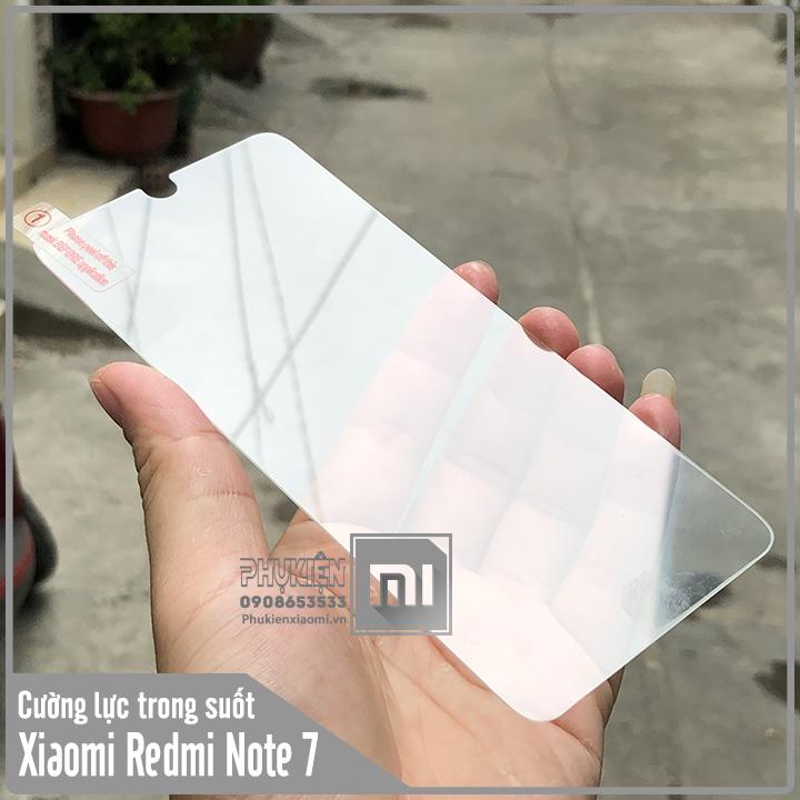 Kính cường lực Xiaomi Redmi Note 7 / Note 7 Pro - Trong Suốt