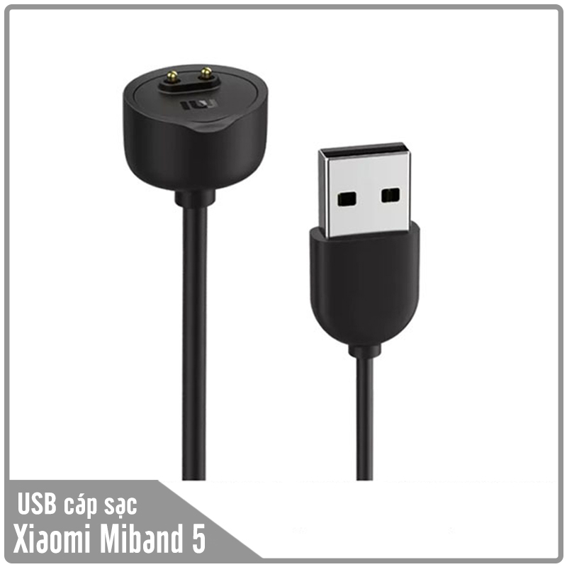 Cáp sạc USB cho Xiaomi Miband 5/6/7 hãng Mijobs