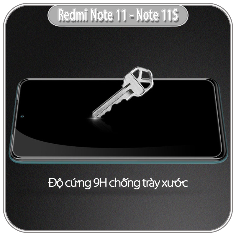 Kính cường lực Nillkin CP+ PRO cho Xiaomi Redmi Note 11 - Redmi Note 11S - FULL viền đen