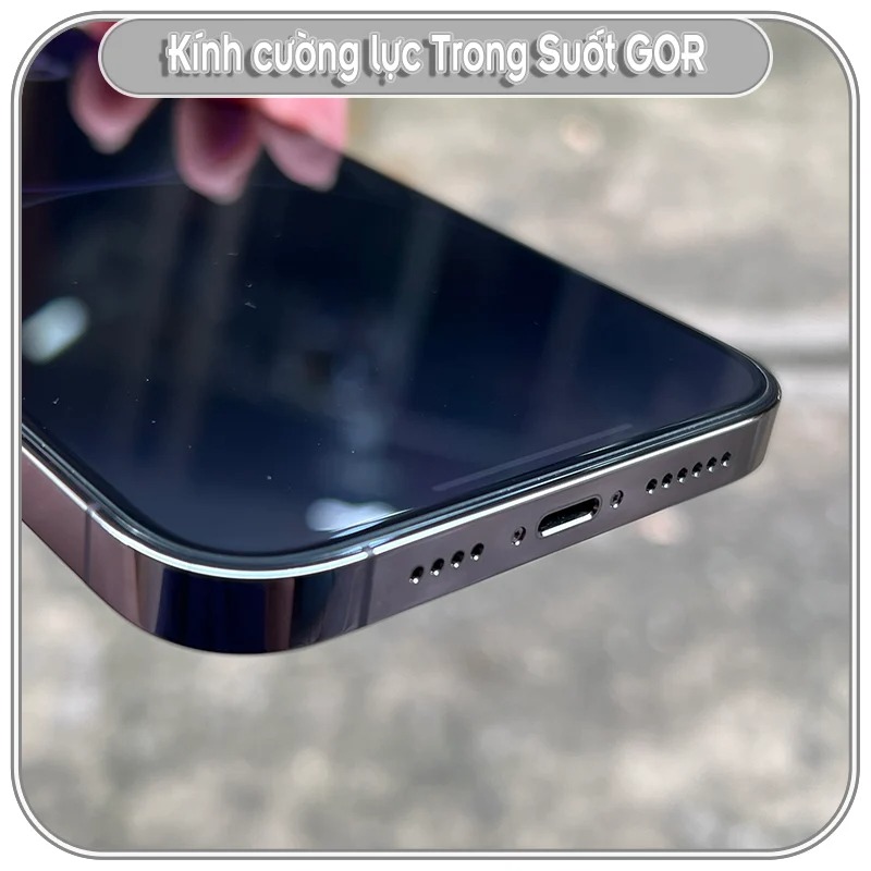 Bộ 2 miếng kính cường lực Gor không viền 2.5D cho các dòng máy iPhone 15-14-13-12-11