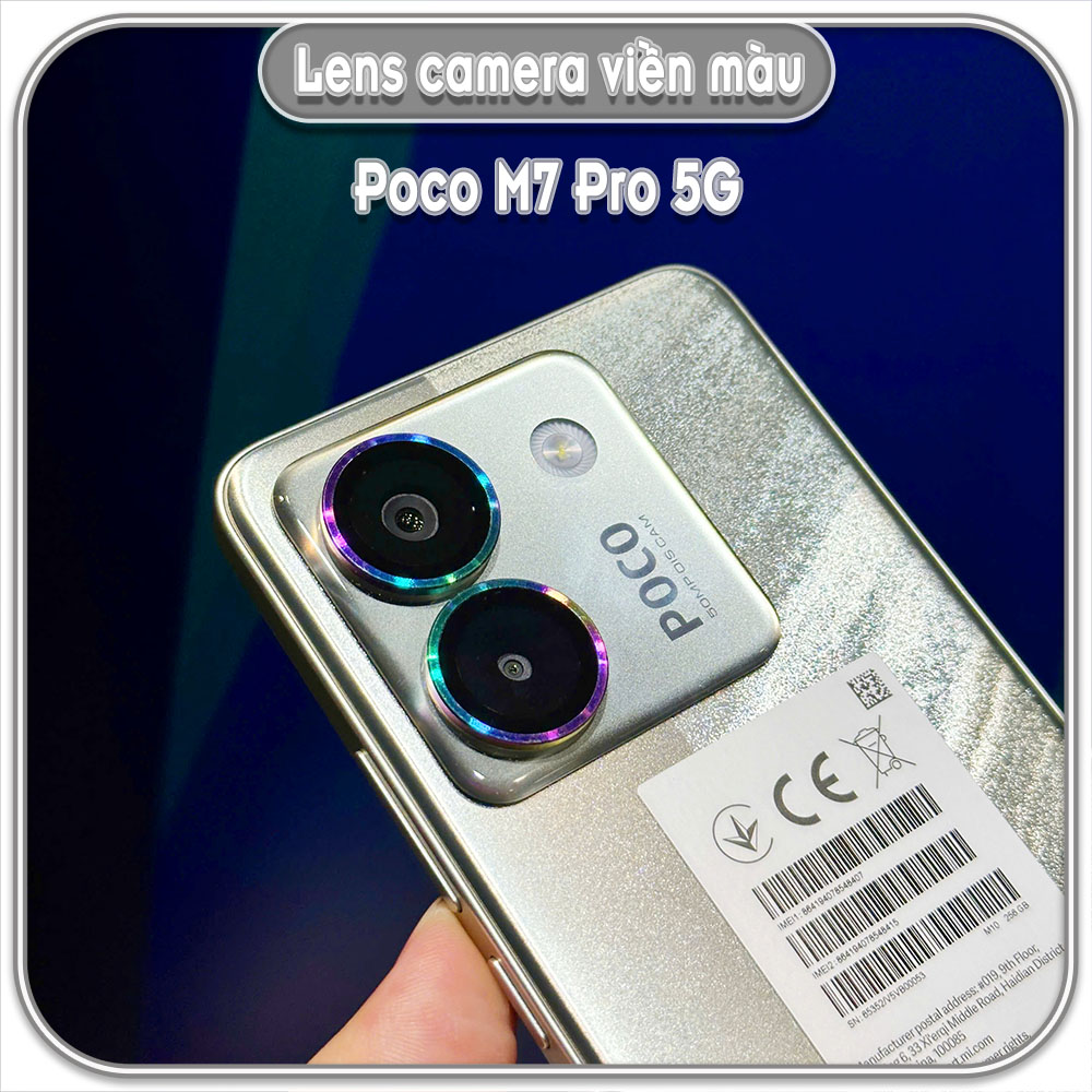 Dán lens camera Poco M7 Pro 5G