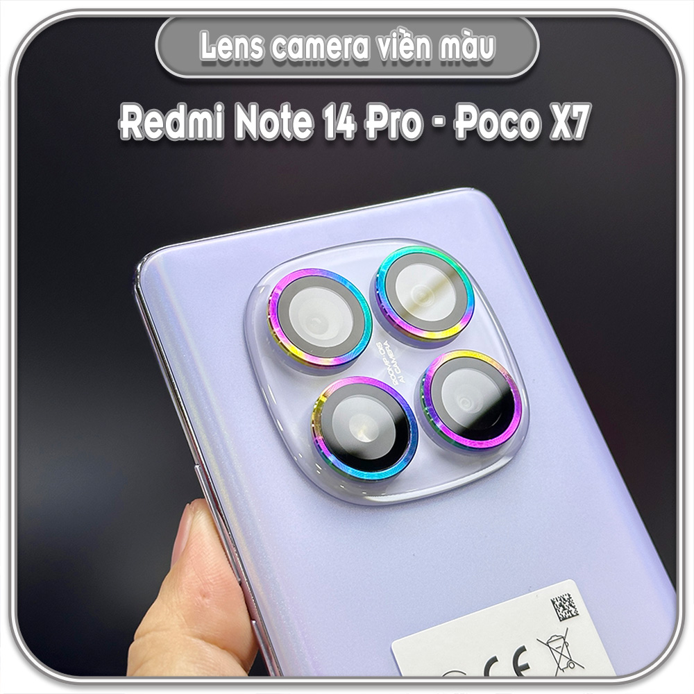 Dán lens camera Redmi Note 15 Pro - 15 Pro Plus