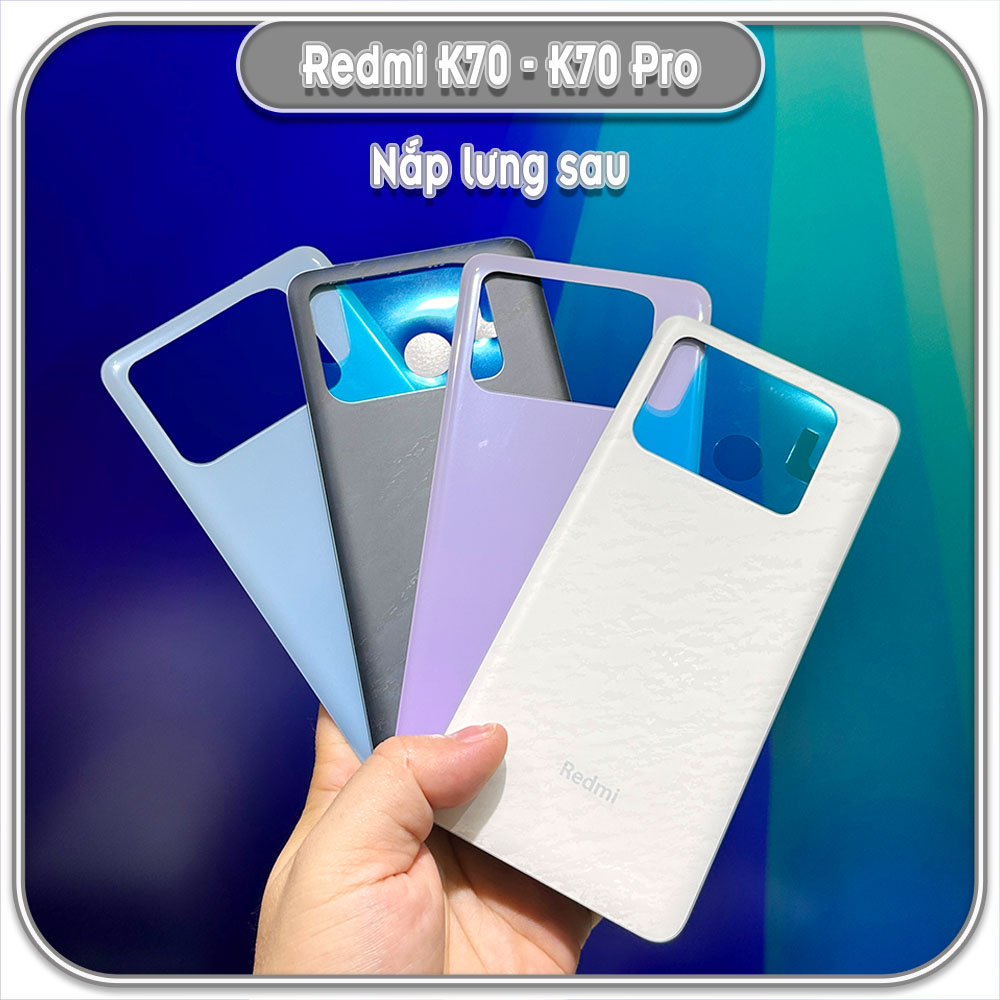 Nắp lưng cho Redmi K70 - K70 Pro