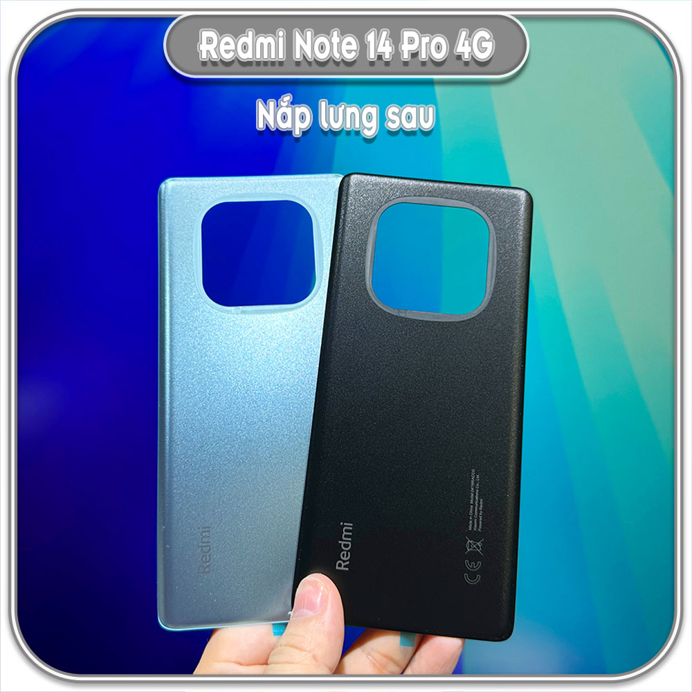 Nắp lưng zin cho Redmi Note 14 Pro 4G
