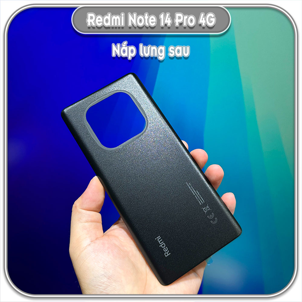 Nắp lưng zin cho Redmi Note 14 Pro 4G