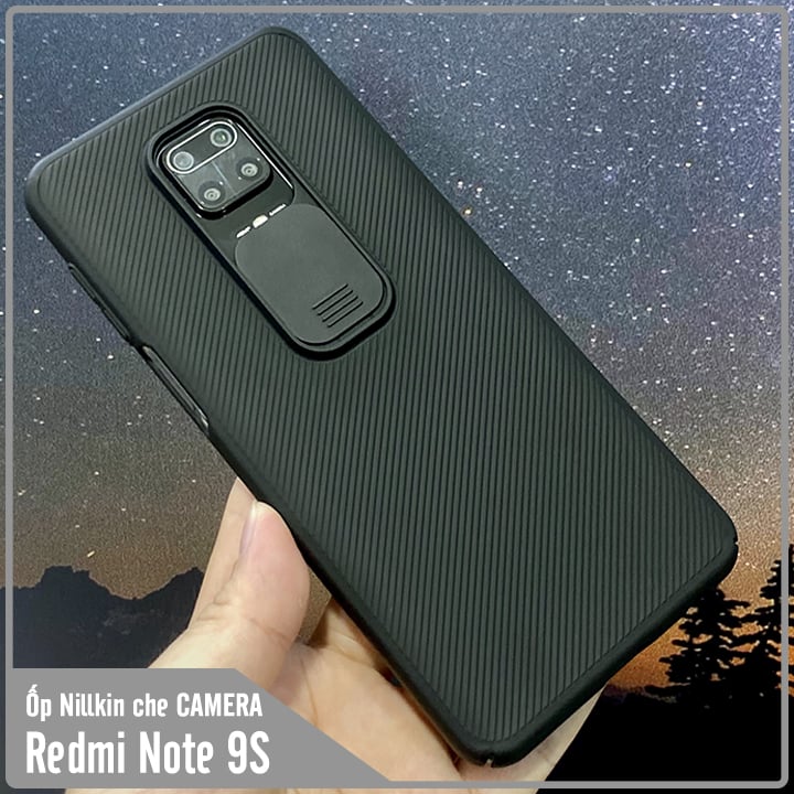 Ốp lưng cho Xiaomi Redmi Note 9S - Redmi Note 9 Pro Nillkin CamShield che camera