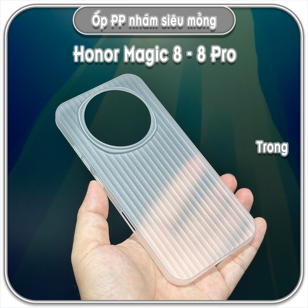 Ốp PP nhám siêu mỏng cho Honor Magic 8 - 8 Pro