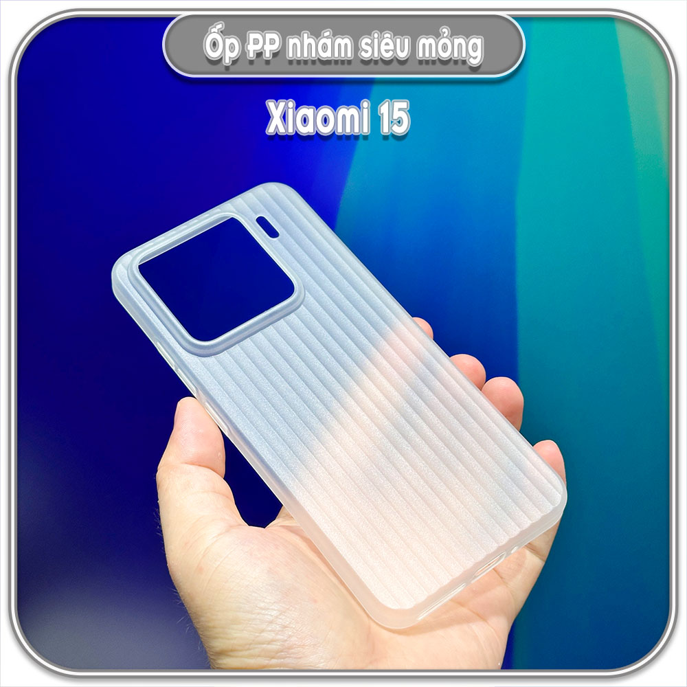 Ốp PP nhám siêu mỏng cho Xiaomi 15