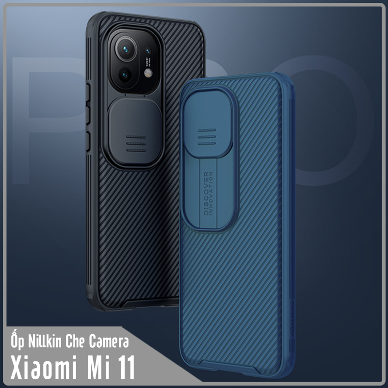 Ốp lưng cho Xiaomi Mi 11 Nillkin CamShield che camera