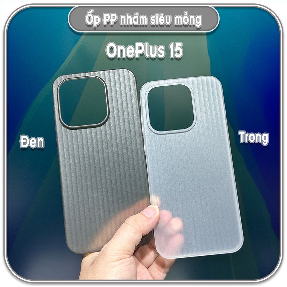 Ốp PP nhám siêu mỏng cho OnePlus 15