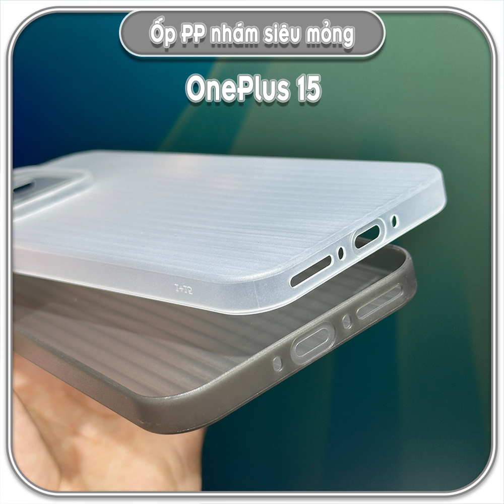 Ốp PP nhám siêu mỏng cho OnePlus 15