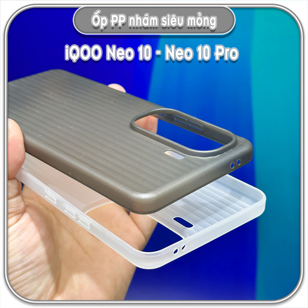 Ốp PP nhám siêu mỏng cho iQOO Neo 10 - Neo 10 Pro