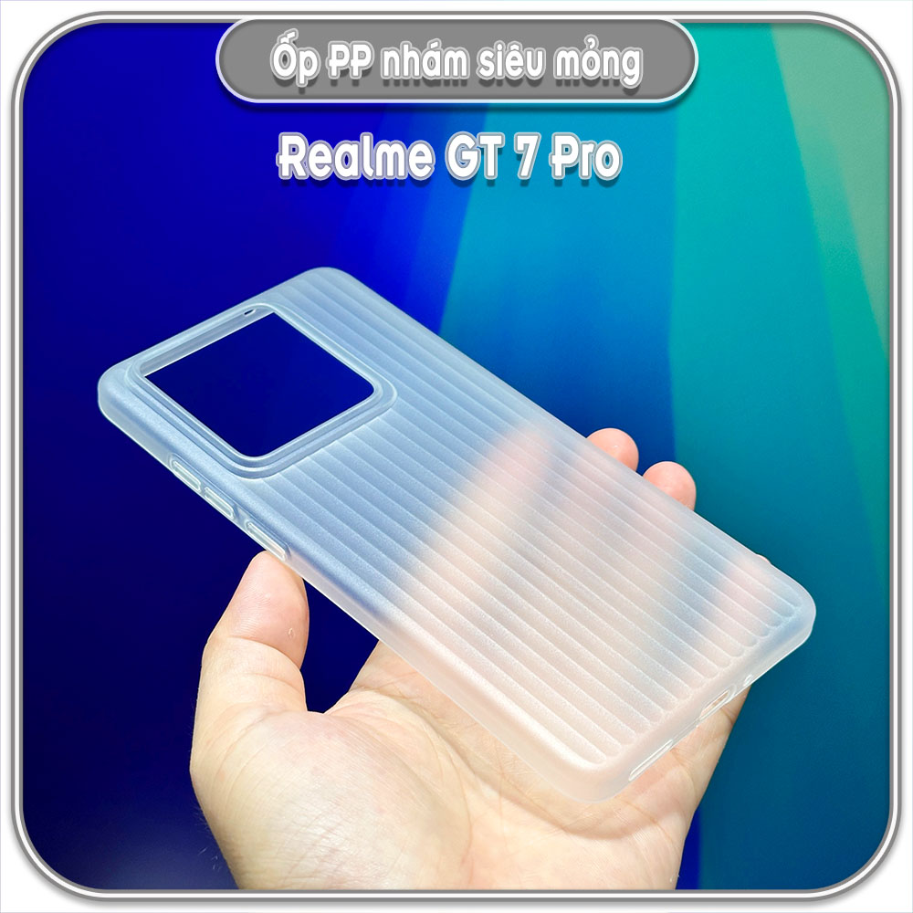 Ốp PP nhám siêu mỏng cho Realme GT 7 Pro