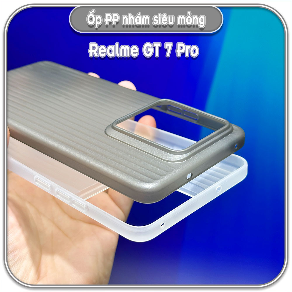 Ốp PP nhám siêu mỏng cho Realme GT 7 Pro