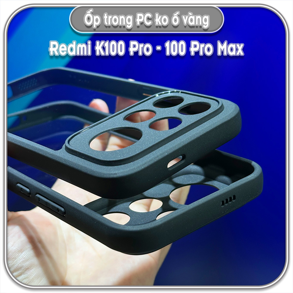 Ốp trong viền đen cho Redmi K100 Pro - Poco F9 Pro / K100 Pro Max - F9 Ultra